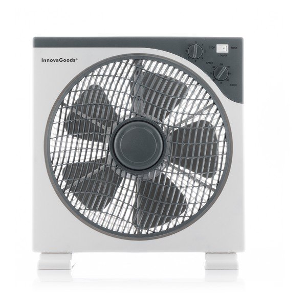 Ventilator de podea InnovaGoods, ø 30 cm, alb-image-3