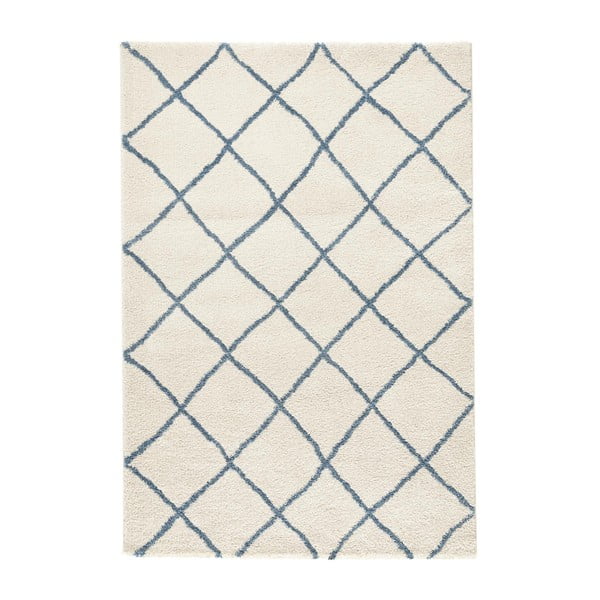 Covor Mint Rugs Grid, 160 x 230 cm, alb