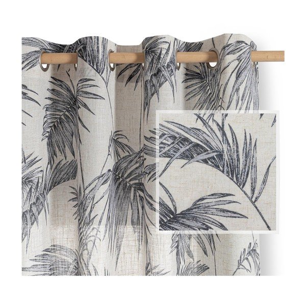 Draperie gri/crem 135x250 cm Palmera – Restilo