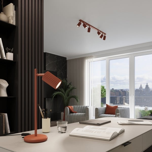 Veioză cărămizie (înălțime 43 cm) Gleam – Sollux-image-1