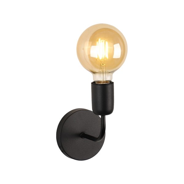 Aplică de perete neagră din metal Mosso – Squid Lighting-image-2