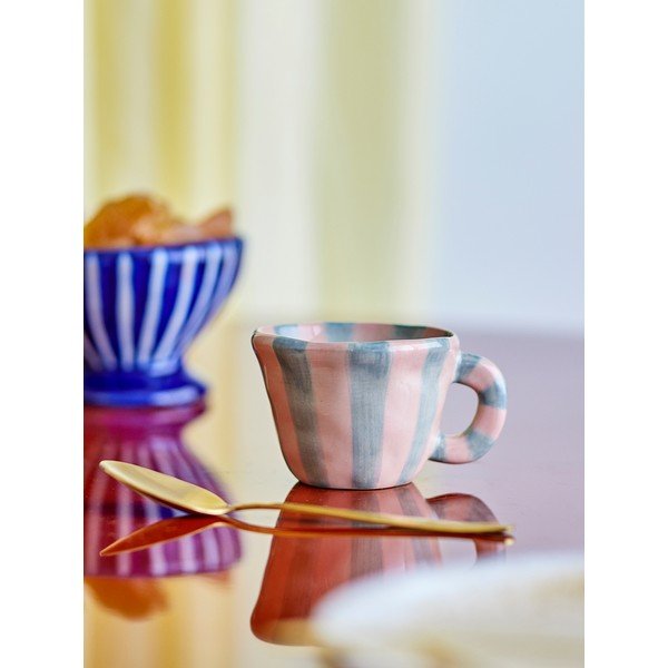 Ceașcă verde-deschis/roz-deschis pentru espresso din ceramică 110 ml Nini – Bloomingville-image-1