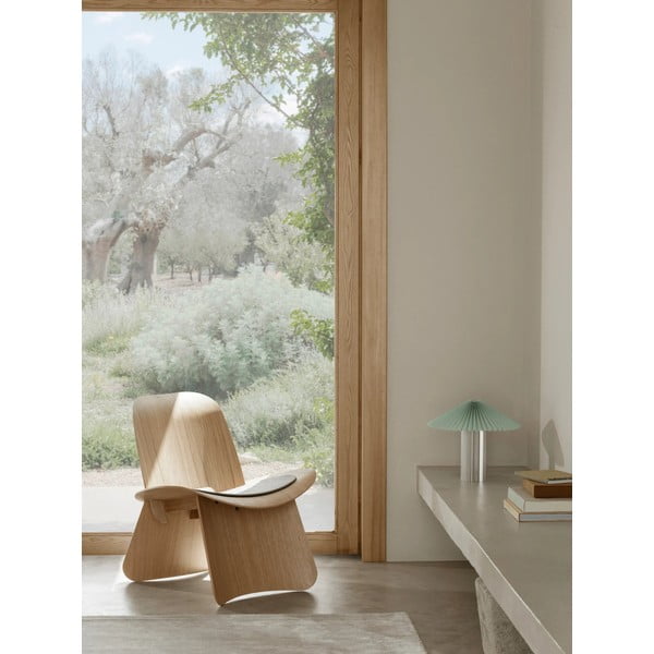 Veioză galbenă-argintie cu intensitate reglabilă cu abajur textil (înălțime 36 cm) Taite – Blomus-image-3