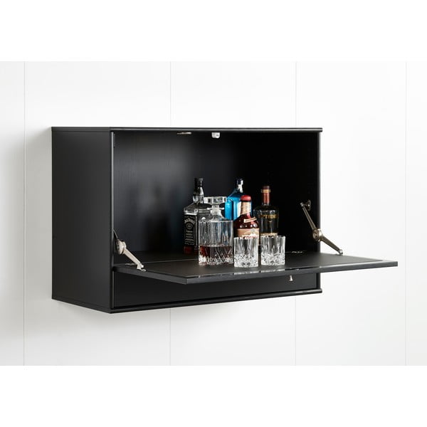 Dulap vinotecă negru 89x61 cm Mistral 004 - Hammel Furniture-image-4