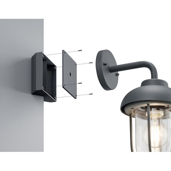 Corp de iluminat pentru exterior (înălțime 1 cm) Eckbefestigung – Trio