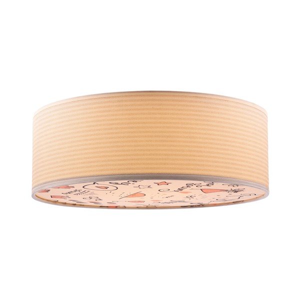 Plafonieră pentru copii cu abajur textil ø 38 cm Kiddy – Candellux Lighting-image-1