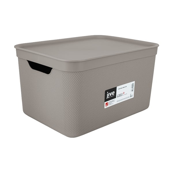 Cutie de depozitare din plastic cu capac Deco  - Rotho-image-2