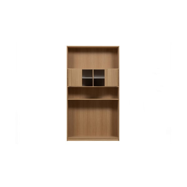Bibliotecă modulară cu aspect de lemn de stejar 110x199 cm Modulair – vtwonen-image-3