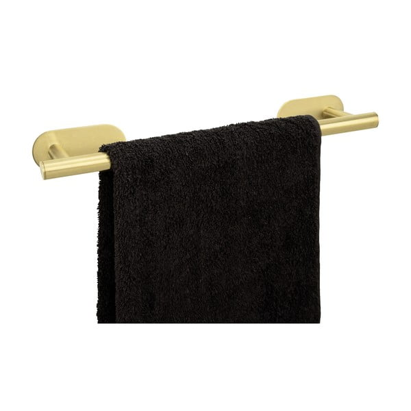 Suport pentru prosoape autoadeziv din oțel inoxidabil Orea Gold – Wenko-image-1