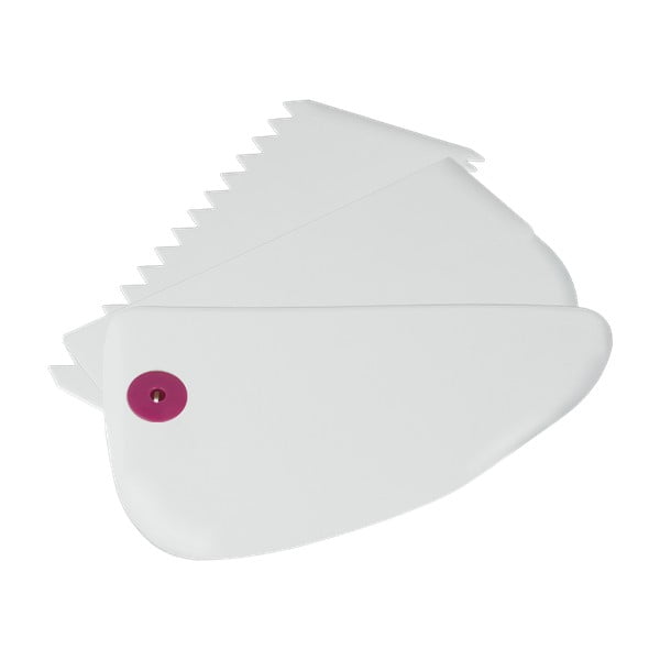 Set 3 spatule din plastic Metaltex, alb-image-2