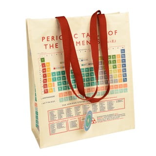 Geantă de cumpărături din hârtie reciclată Rex London Periodic Table