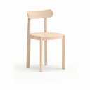 Scaun de dining în culoare naturală cu aspect de lemn de frasin Nara – Teulat