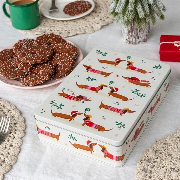 Caserolă pentru alimente Festive Sausage Dog – Rex London-image-1