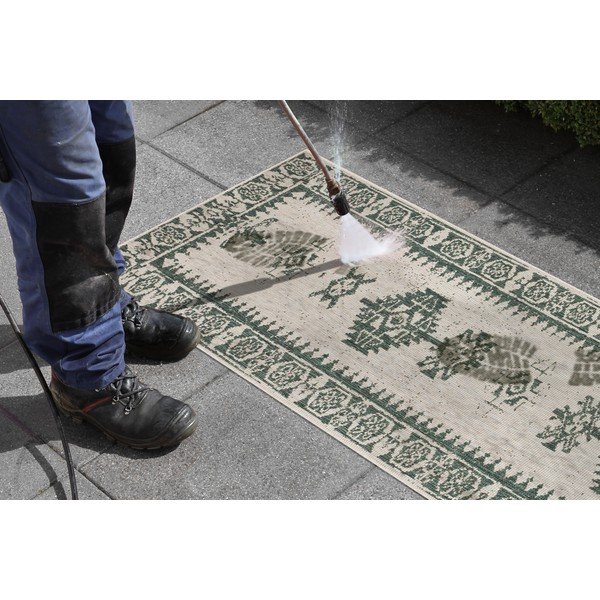 Covor adecvat pentru exterior NORTHRUGS Duque, 80 x 350 cm, verde-crem-image-3