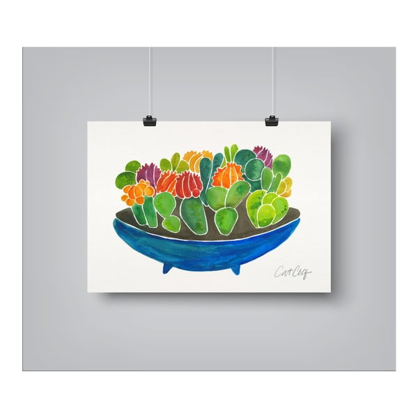 Poster Americanflat Americanflat Succulents, 30 x 42 cm