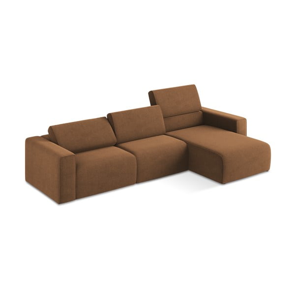 Colțar modular maro (cu colț pe partea dreaptă) Kalea – Makamii-image-1