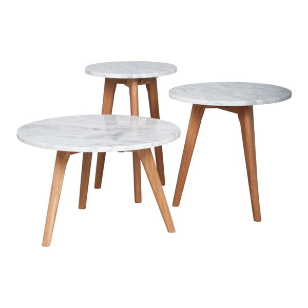 Măsuță Zuiver White Stone, Ø 50 cm-image-3