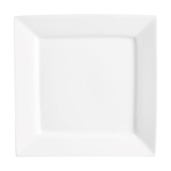 Farfurie din porțelan Price & Kensington Simplicity, 25 x 25 cm, alb