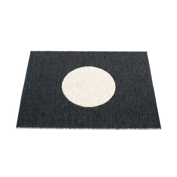 Covor pentru exterior și interior alb-negru 70x90 cm Vera Black – Pappelina