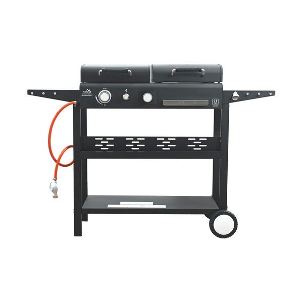 Grătar pe gaz/pe cărbuni Domino 2in1 – Cattara-image-2