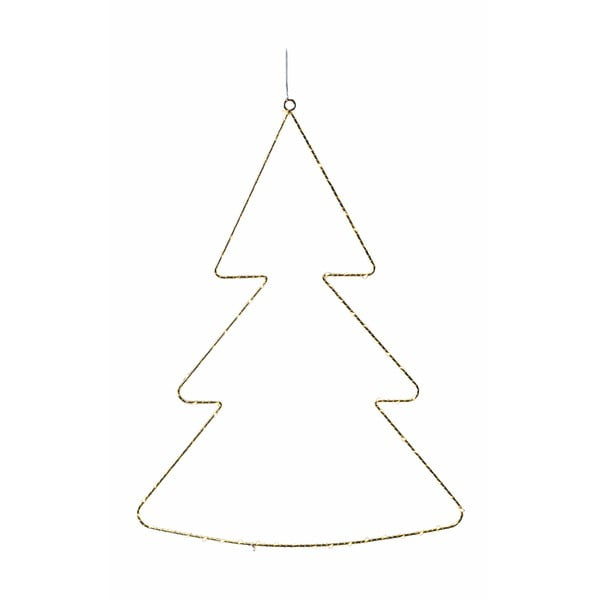 Decorațiune luminoasă de Crăciun aurie suspendată Liva – Sirius