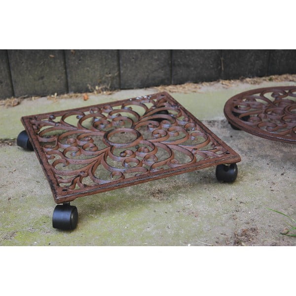 Bază mobilă pentru ghiveci din metal ø 28 cm – Esschert Design-image-1