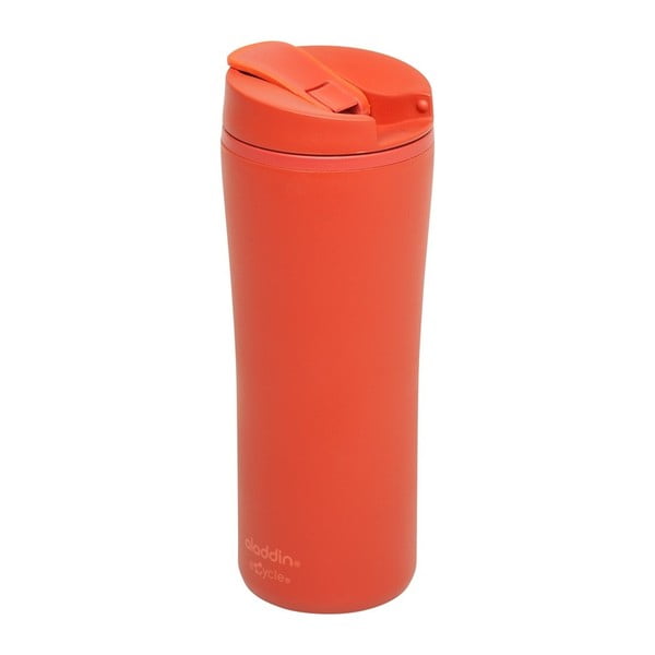 Sticlă de voiaj din plastic Aladdin eCycle Flip-Seal™, 350 ml, roșu