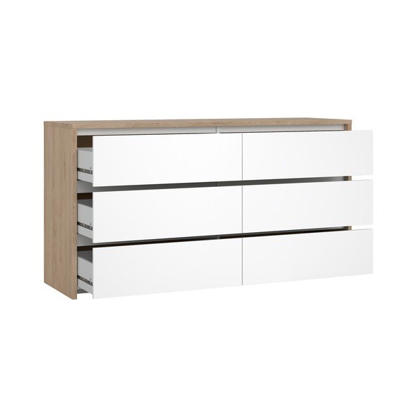 Comodă albă 157x84x48 cm Next – Tvilum-image-3