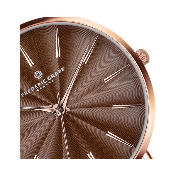 Ceas damă Frederic Graff Rose Monte Rosa Rose Gold Mesh, curea metalică, roz-auriu-image-2