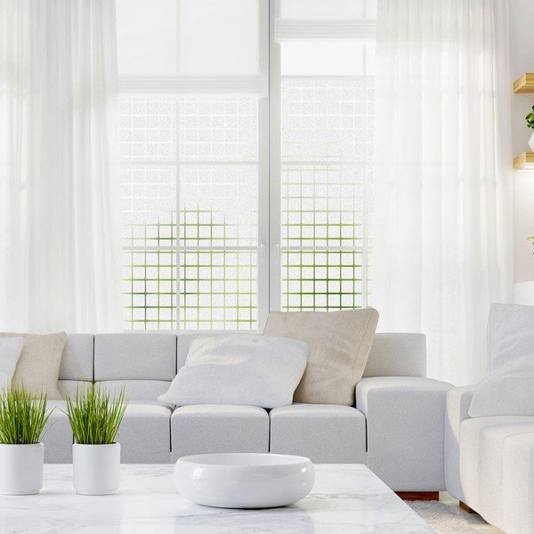 Autocolant pentru geam 200x45 cm Square – Ambiance-image-4