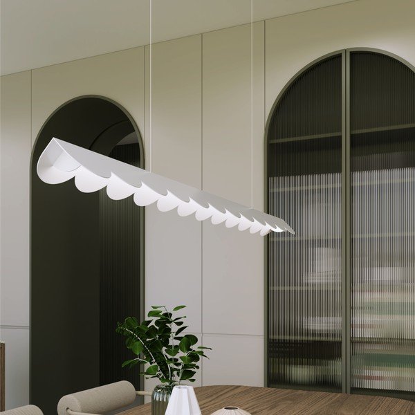 Lustră taupe LED din aluminiu BISCUIT – Thoro-image-1