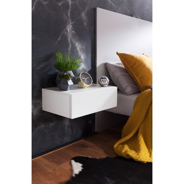 Noptieră de perete Skyport Wohnling Dream, alb-image-3