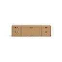 Comodă TV în culoare naturală 157x42x40 cm Wally – Teulat