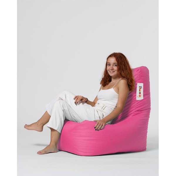 Fotoliu bean bag roz Diamond – Floriane Garden-image-3