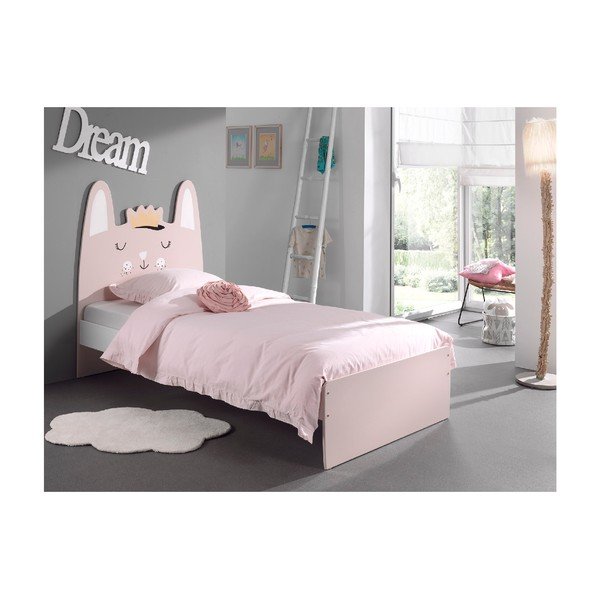 Pat pentru copii Vipack Rabbit, 90 x 200 cm-image-1