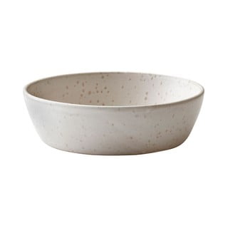 Bol servire din gresie Bitz Basics Matte Cream, ⌀ 18 cm, crem