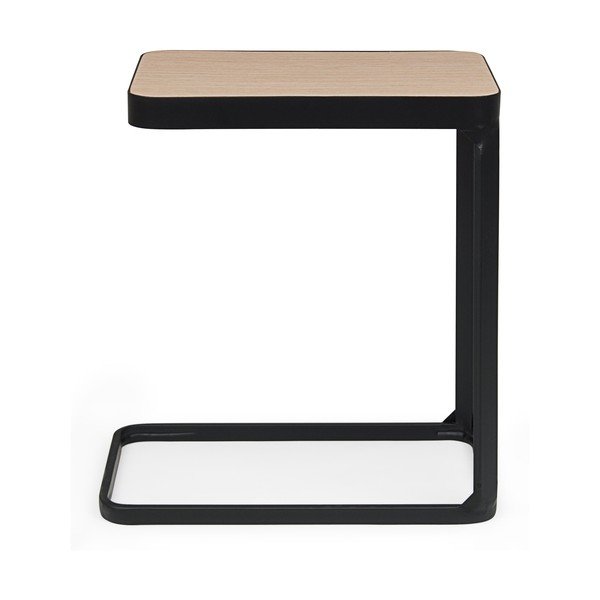 Măsuță auxiliară cu aspect de lemn de brad 30x50 cm Everitt – Bizzotto-image-2