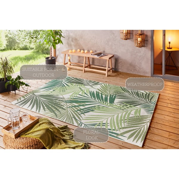 Covor de exterior verde/bej 80x150 cm Vai – NORTHRUGS-image-4