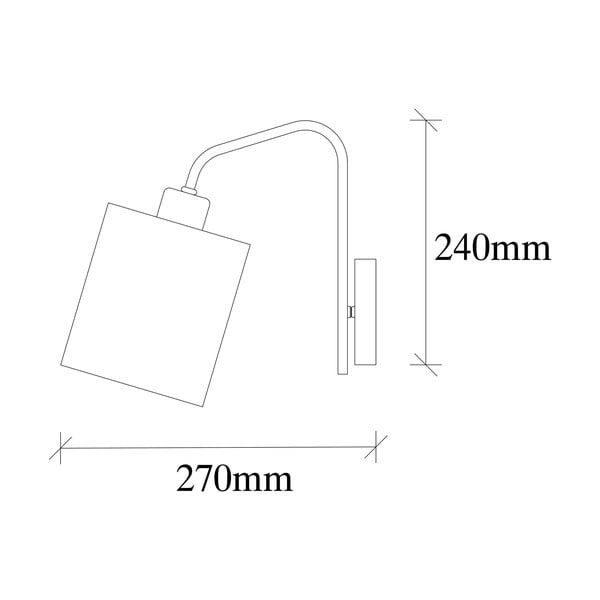 Aplică de perete albă/argintie Ve – Opviq lights-image-4