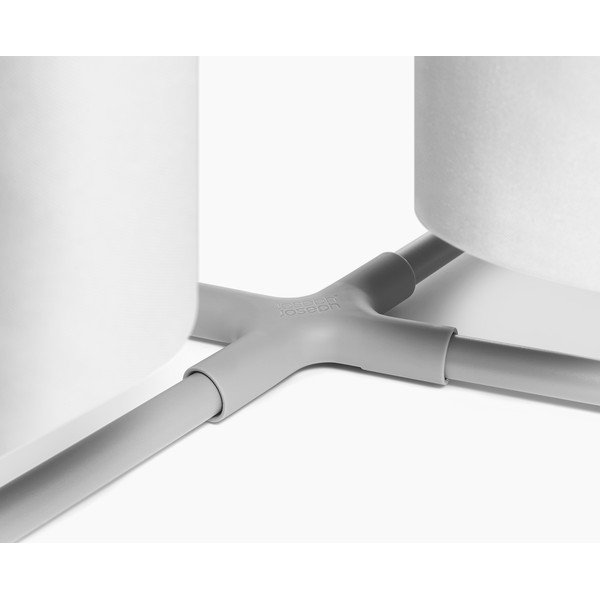 Coș de rufe gri deschis 2x40 l din material textil Duo – Joseph Joseph-image-4