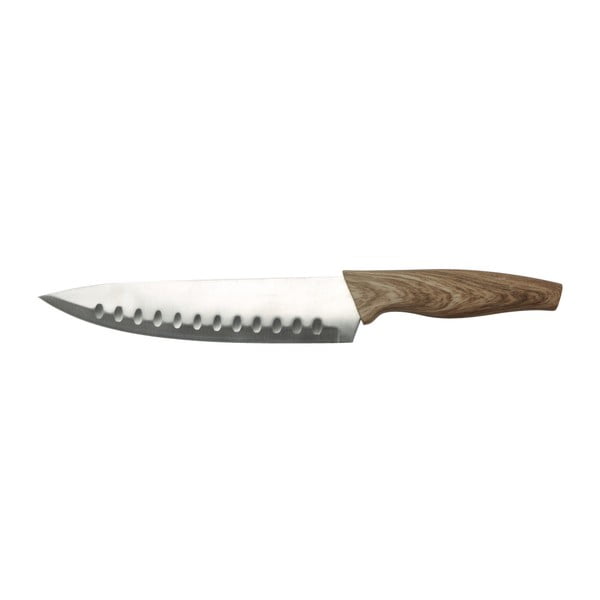 Set 5 cuțite, foarfecă și suport din lemn Bergner Wood