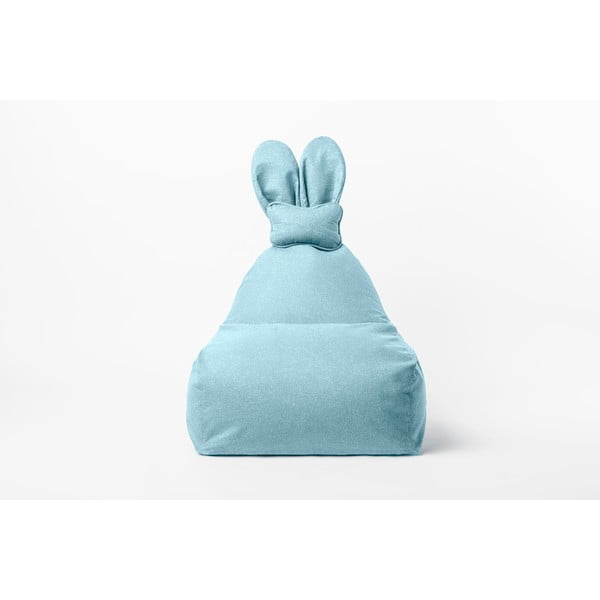 Fotoliu sac pentru copii The Brooklyn Kids Funny Bunny, albastru-image-1