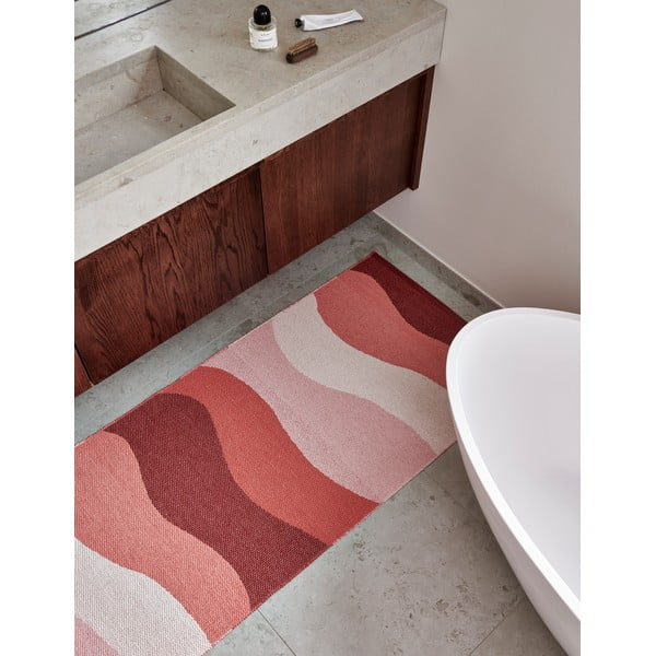 Covor tip traversă pentru interior și exterior roșu 70x300 cm Urvi Fire – Pappelina-image-3