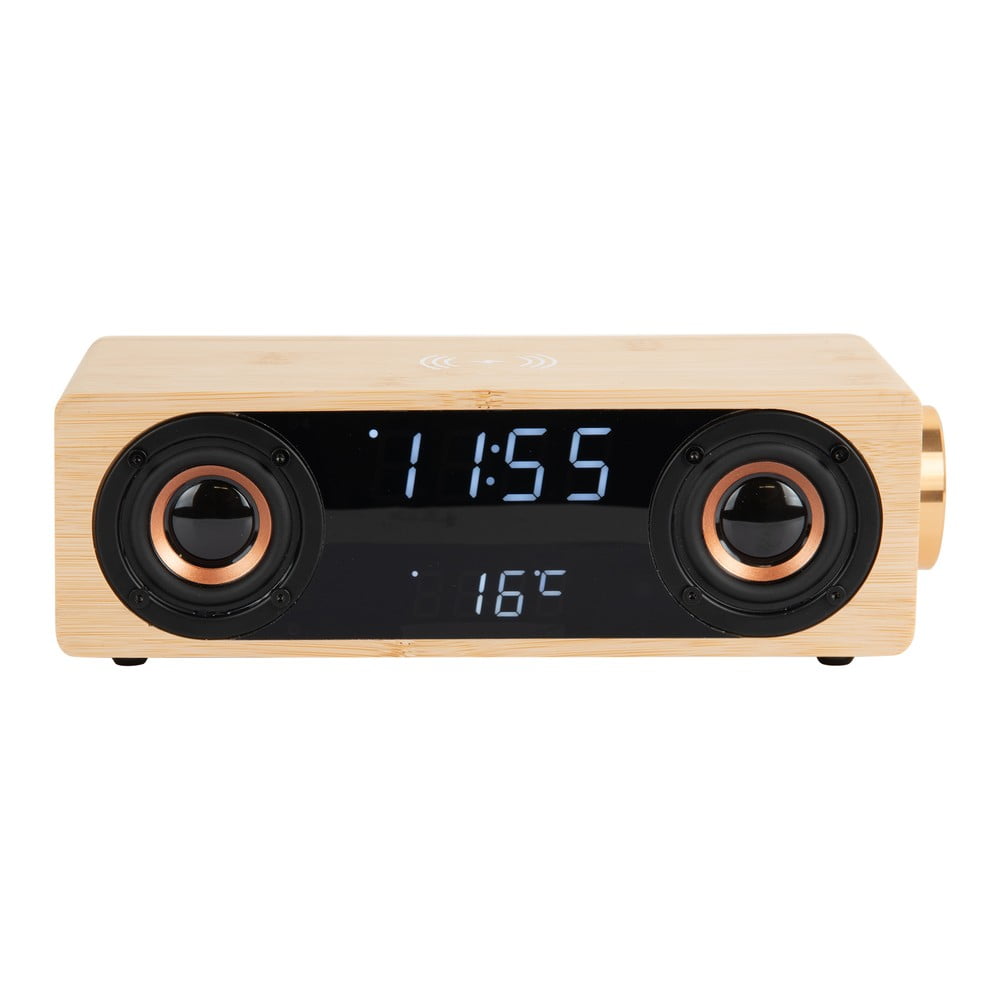 Radio cu ceas deșteptător digital cu încărcător wireless Classic BT – Karlsson