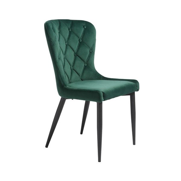 Scaun de dining verde din catifea Granby – Unique Furniture