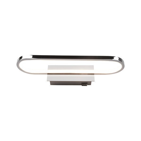 Aplică de perete argintiu-lucios LED (lungime 40 cm) Gianni – Trio-image-4