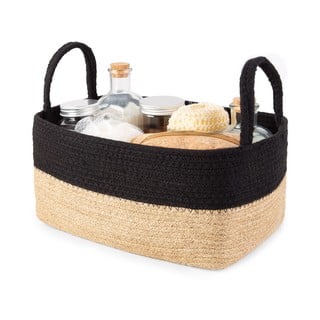 Coș de depozitare din iută și bumbac Compactor Basic, 29 x 20 cm