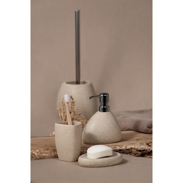 Perie WC din ceramică Wenko Pion, bej-image-2