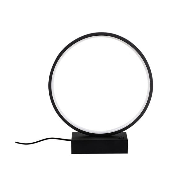 Veioză neagră LED (înălțime 35 cm) Halka – Opviq lights