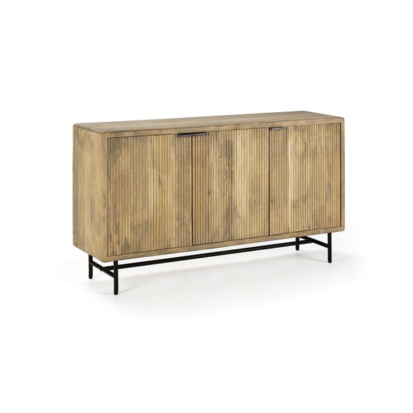 Comodă în culoare naturală din lemn de mango 150x85x40 cm Mundra – MOME-image-2